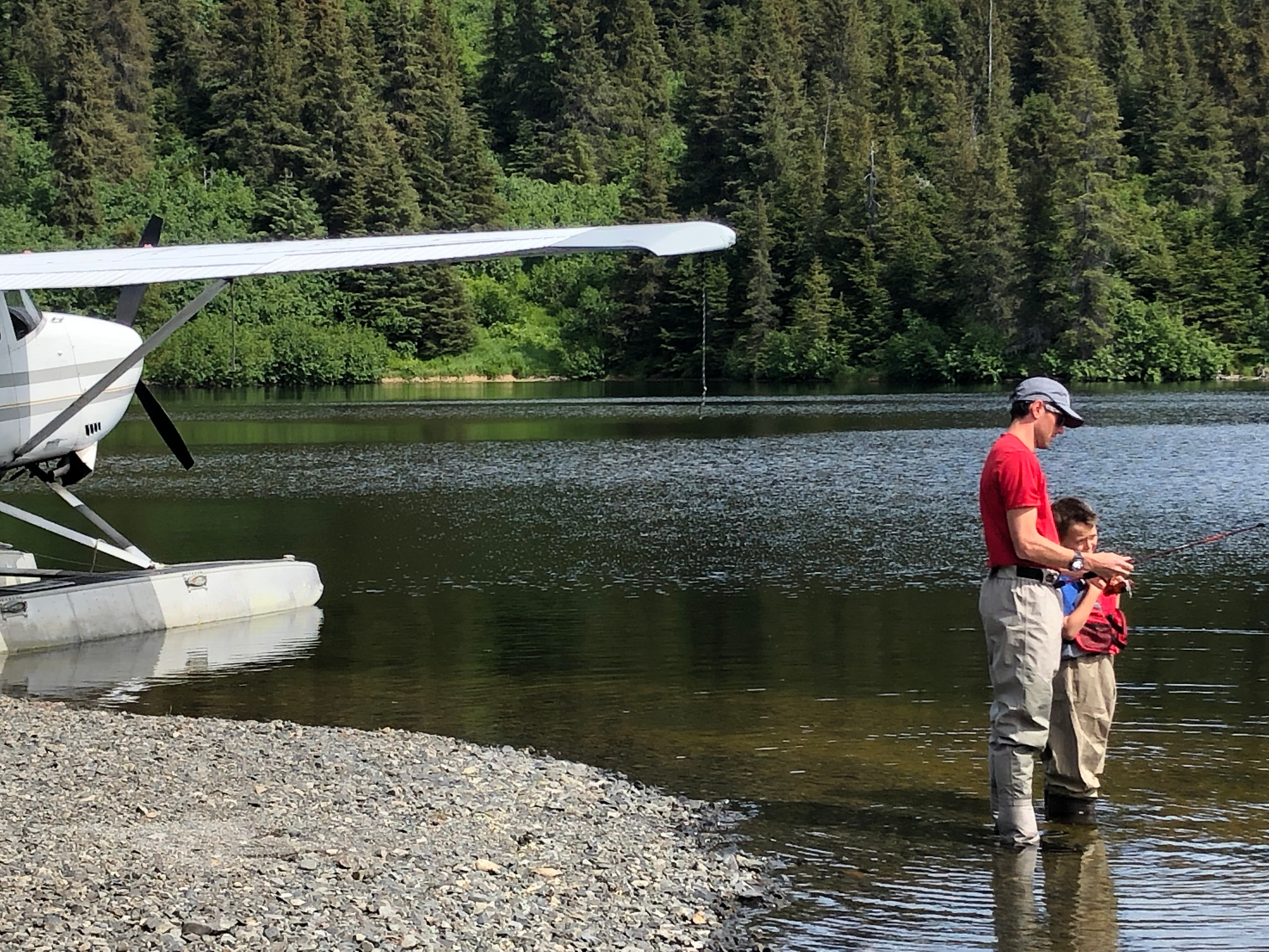 Fly in fishing in Alaska